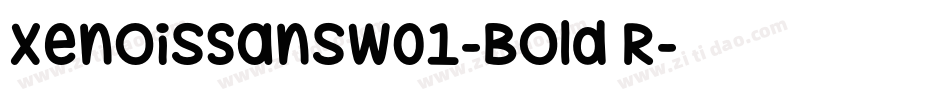 XenoisSansW01-Bold R字体转换